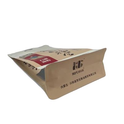 quality  High Quality Recyclable Flat Bottom Coffee Bean Packaging Bags With Side Window factory