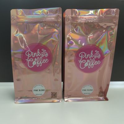 quality  Safety 500g Mylar Bags Coffee Bag Hologram Plastic Coffee Bag With Valve And Zipper factory