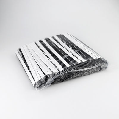 Durable Hot Sale 18cm Long Double Wire Twist Tie Adhesive Plastic Tin Tie For Coffee Bags