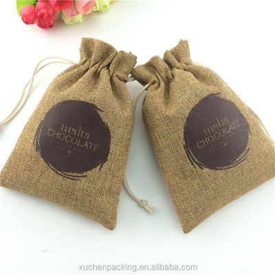 Good Quality Economic Organic Wholesale Drawstring Jute Bag, Jute Sack For Coffee Beans, Jute Tea Packaging Bag