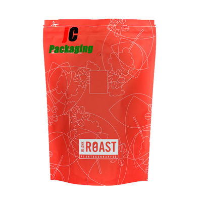 Security Low MOQ Foil Stand Up Flat Bottom Coffee Bean Storage Bags, Reusable Heat Seal Side Zipper Pouches for Home or Shop