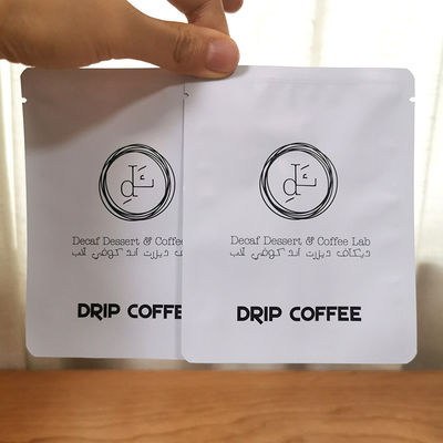 Tea Bag Moisture Proof Lap Seal Aluminum Foil Plastic Bag For Tea Instant Coffee Tea Bag Wrap Compostable Drip Coffee Bag