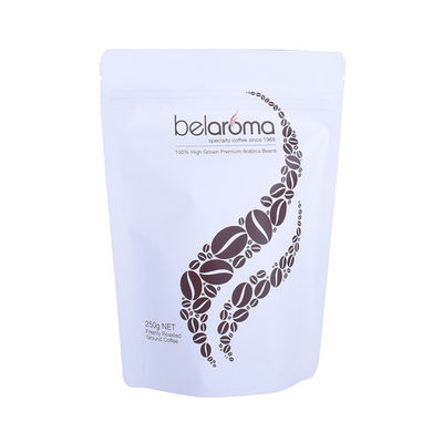 100% Compostable Food Customized Size Stand Up Pouch For Coffee Beans